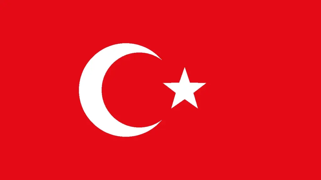 Flagge Türkei – Yachtcharter Türkei